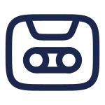 Cassette 2 SVG Icon